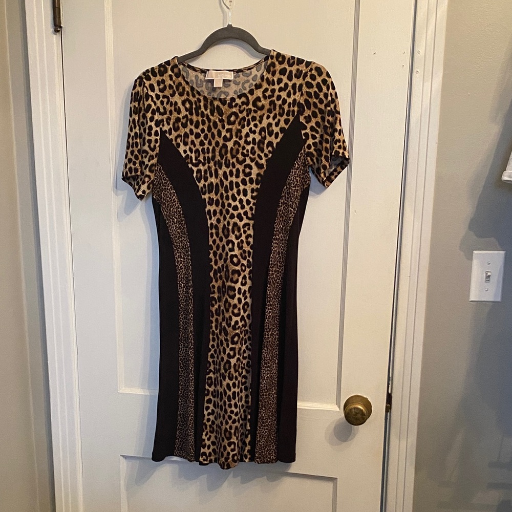 Michael Kors Animal Print Mini Dress